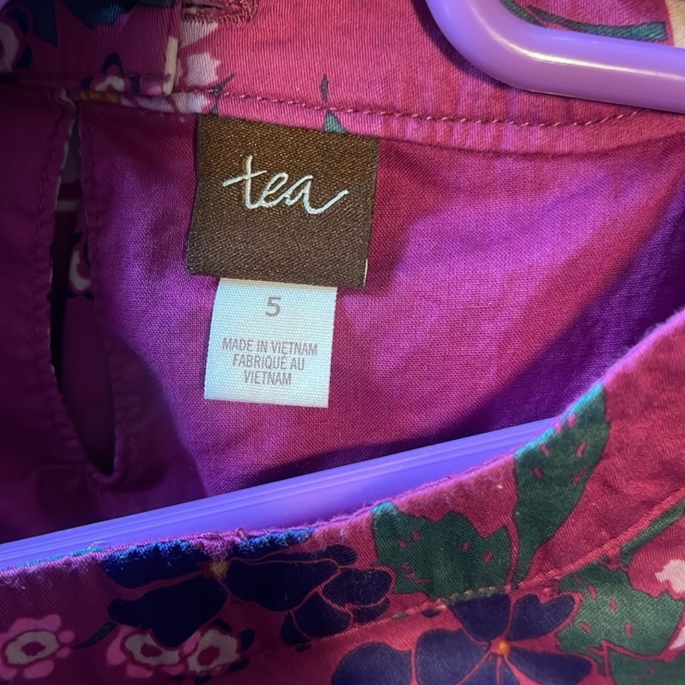Tea Collection Floral Pink Dress - Picture 6 of 6